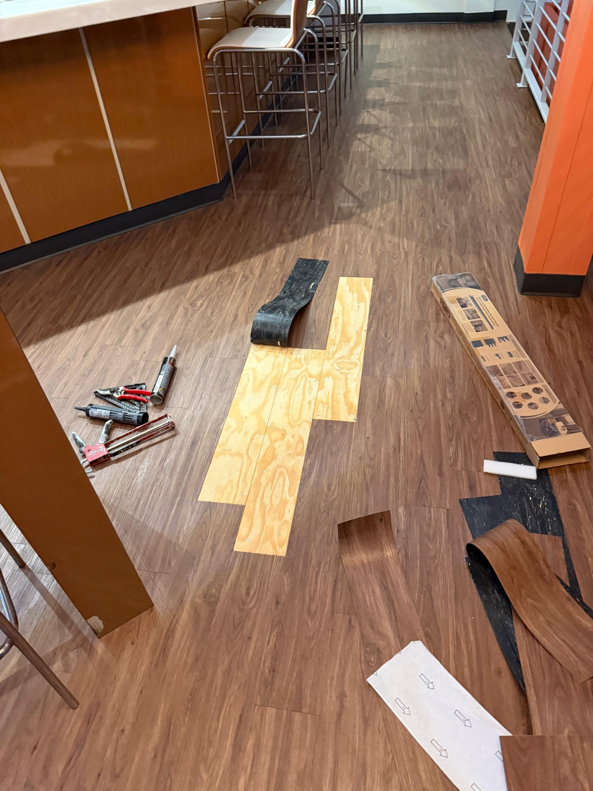 Commercial floor